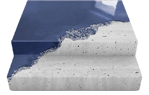 Beton trap kleur afwerking