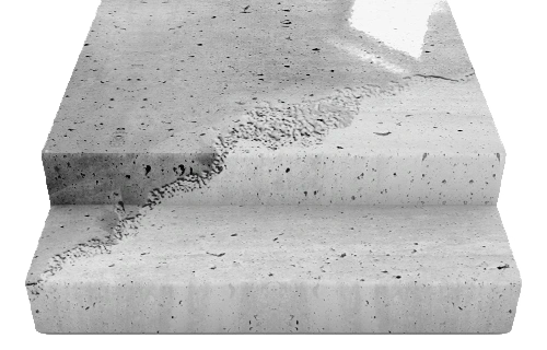 Beton trap transparante afwerking